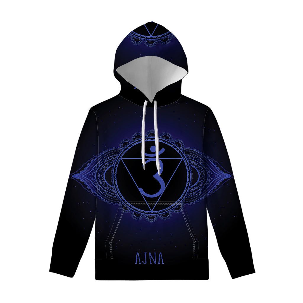 Ajna Chakra Symbol Print Pullover Hoodie