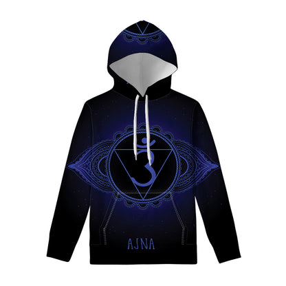 Ajna Chakra Symbol Print Pullover Hoodie