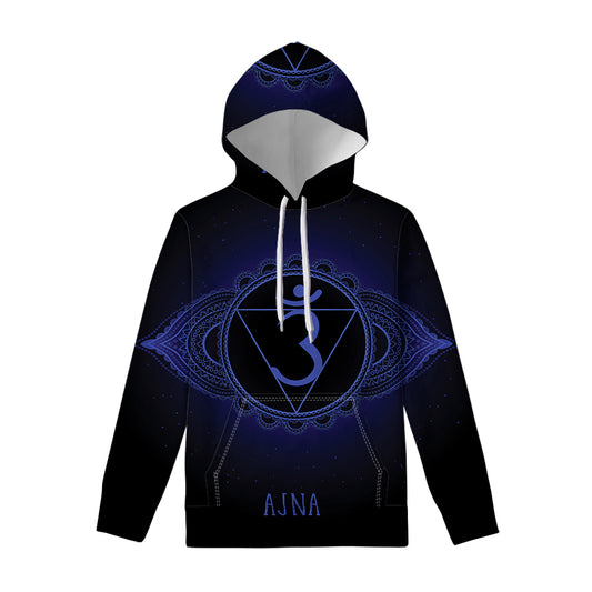 Ajna Chakra Symbol Print Pullover Hoodie