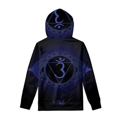Ajna Chakra Symbol Print Pullover Hoodie