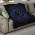 Ajna Chakra Symbol Print Quilt