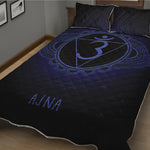 Ajna Chakra Symbol Print Quilt Bed Set