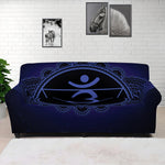 Ajna Chakra Symbol Print Sofa Cover