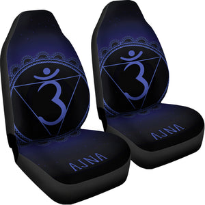 Ajna Chakra Symbol Print Universal Fit Car Seat Covers