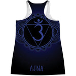 Ajna Chakra Symbol Print Women's Racerback Tank Top