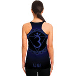 Ajna Chakra Symbol Print Women's Racerback Tank Top