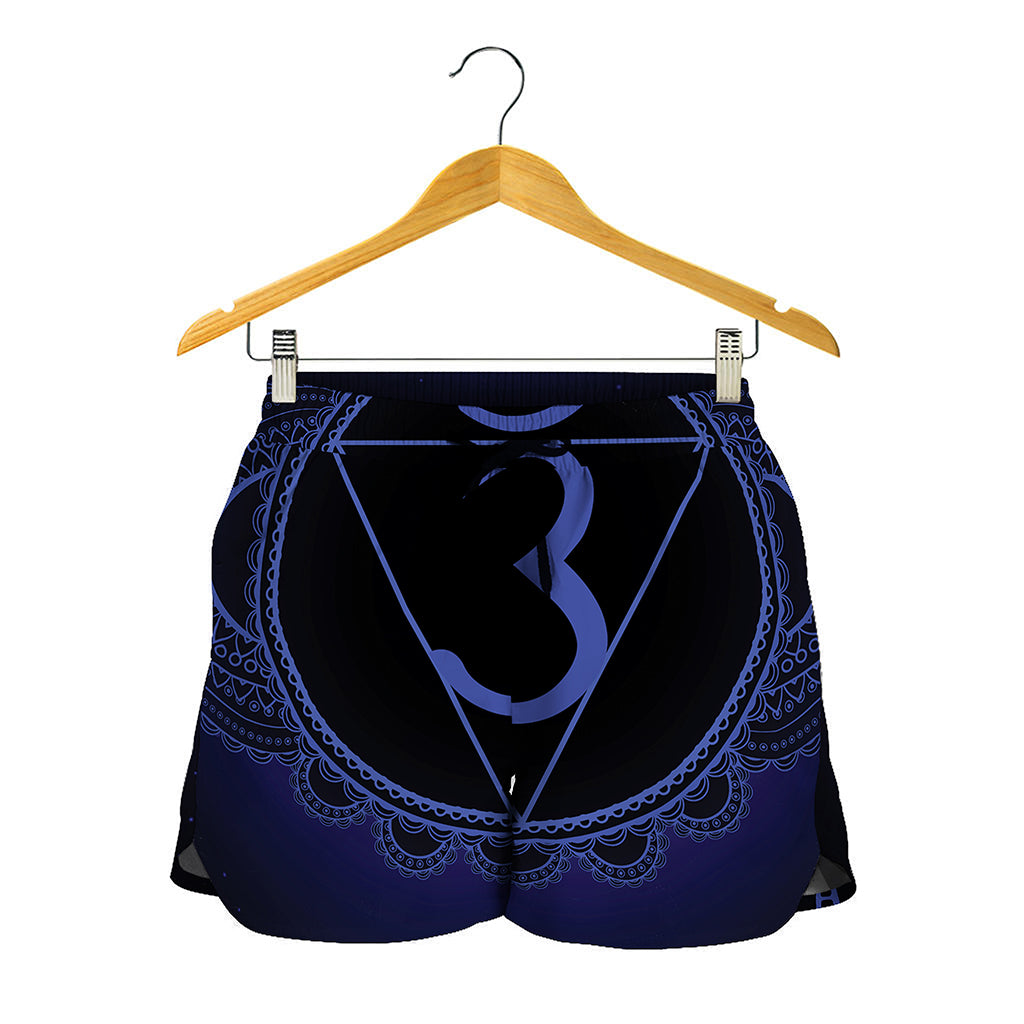 Ajna Chakra Symbol Print Women's Shorts