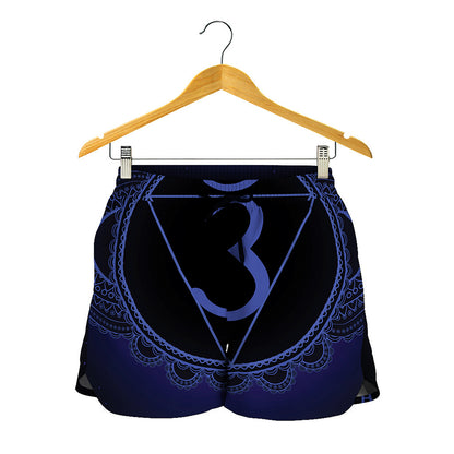 Ajna Chakra Symbol Print Women's Shorts