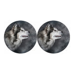 Alaskan Malamute Painting Print Car Coasters