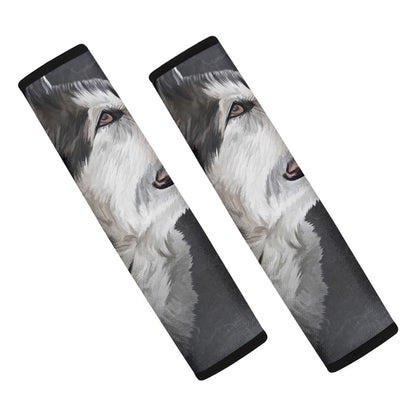 Alaskan Malamute Painting Print Car Seat Belt Covers