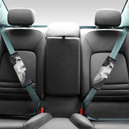 Alaskan Malamute Painting Print Car Seat Belt Covers