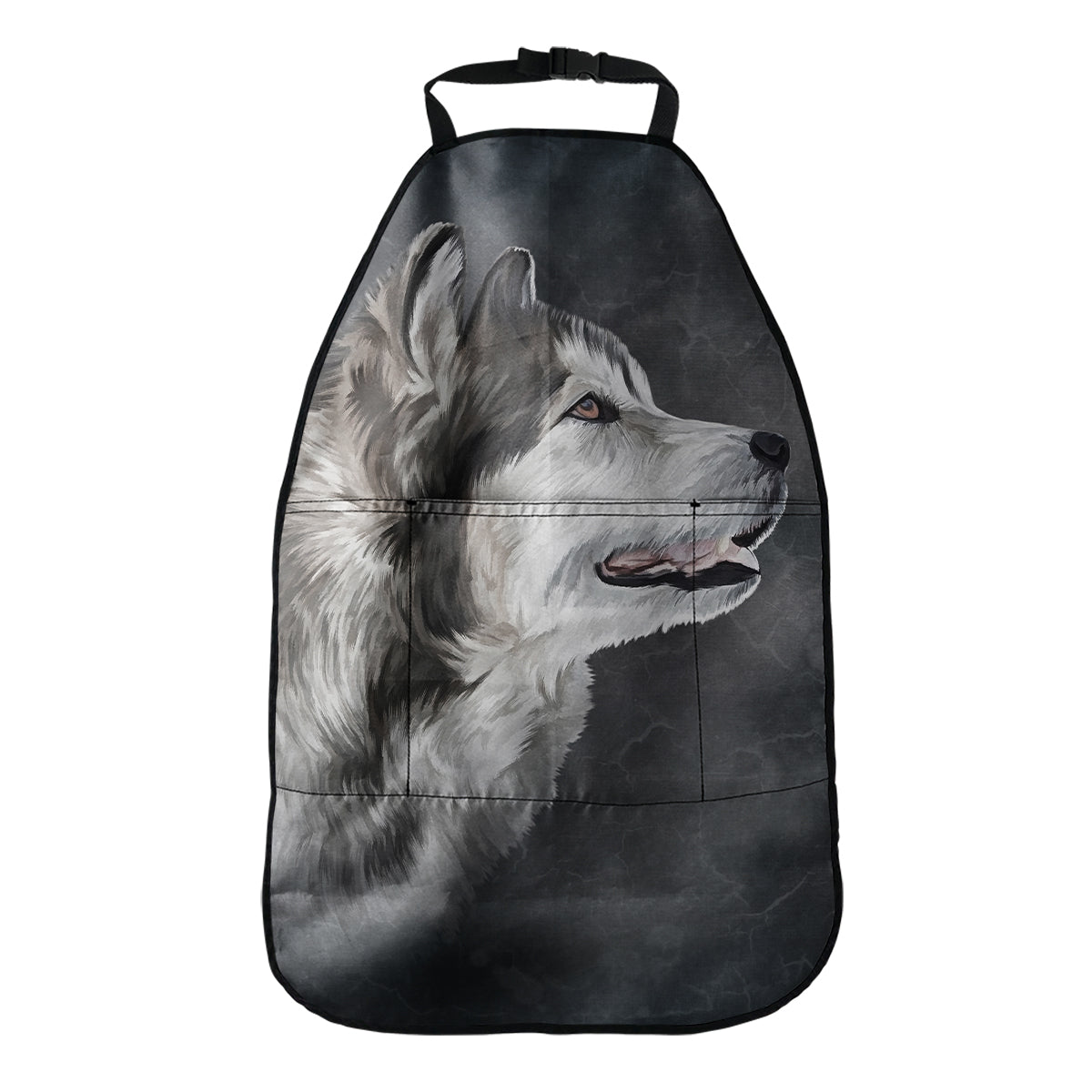 Alaskan Malamute Painting Print Car Seat Organizers
