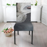 Alaskan Malamute Painting Print Dining Chair Slipcover