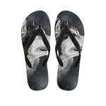 Alaskan Malamute Painting Print Flip Flops