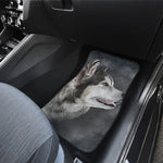 Alaskan Malamute Painting Print Front and Back Car Floor Mats