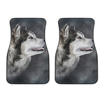 Alaskan Malamute Painting Print Front Car Floor Mats