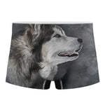 Alaskan Malamute Painting Print Men's Boxer Briefs