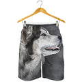 Alaskan Malamute Painting Print Men's Shorts