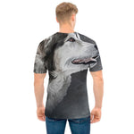 Alaskan Malamute Painting Print Men's T-Shirt