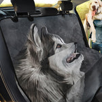 Alaskan Malamute Painting Print Pet Car Back Seat Cover