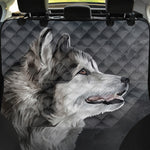 Alaskan Malamute Painting Print Pet Car Back Seat Cover