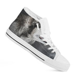 Alaskan Malamute Painting Print White High Top Shoes