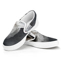 Alaskan Malamute Painting Print White Slip On Sneakers