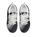 Alaskan Malamute Painting Print White Sneakers
