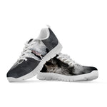 Alaskan Malamute Painting Print White Sneakers