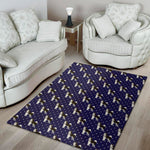 Alaskan Malamute Pattern Print Area Rug