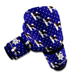 Alaskan Malamute Pattern Print Boxing Gloves