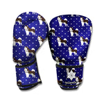 Alaskan Malamute Pattern Print Boxing Gloves