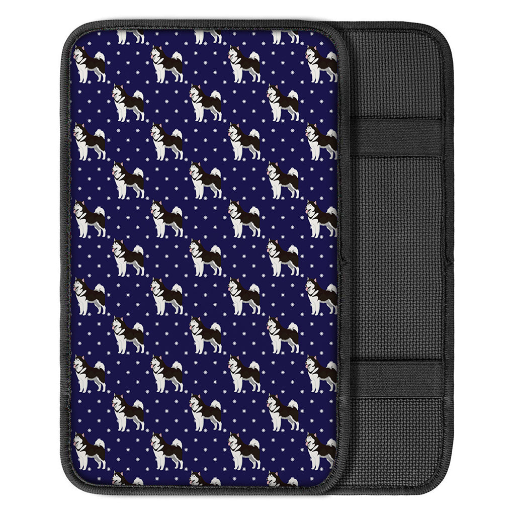 Alaskan Malamute Pattern Print Car Center Console Cover