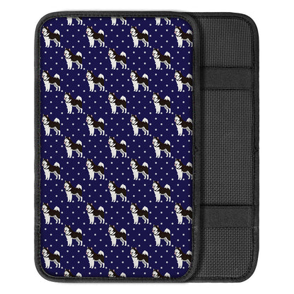 Alaskan Malamute Pattern Print Car Center Console Cover