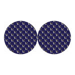 Alaskan Malamute Pattern Print Car Coasters