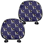 Alaskan Malamute Pattern Print Car Headrest Covers