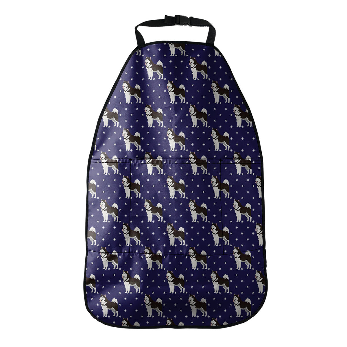 Alaskan Malamute Pattern Print Car Seat Organizers