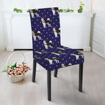 Alaskan Malamute Pattern Print Dining Chair Slipcover