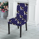 Alaskan Malamute Pattern Print Dining Chair Slipcover