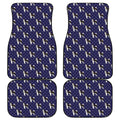 Alaskan Malamute Pattern Print Front and Back Car Floor Mats