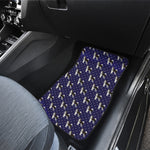 Alaskan Malamute Pattern Print Front and Back Car Floor Mats