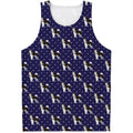 Alaskan Malamute Pattern Print Men's Tank Top