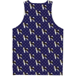 Alaskan Malamute Pattern Print Men's Tank Top