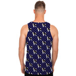 Alaskan Malamute Pattern Print Men's Tank Top