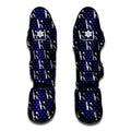 Alaskan Malamute Pattern Print Muay Thai Shin Guards