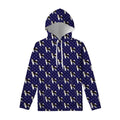 Alaskan Malamute Pattern Print Pullover Hoodie