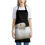 Albino Snake Print Apron