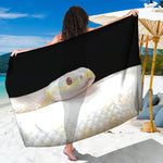 Albino Snake Print Beach Sarong Wrap