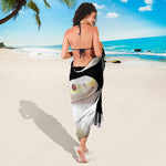 Albino Snake Print Beach Sarong Wrap