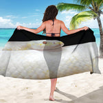 Albino Snake Print Beach Sarong Wrap